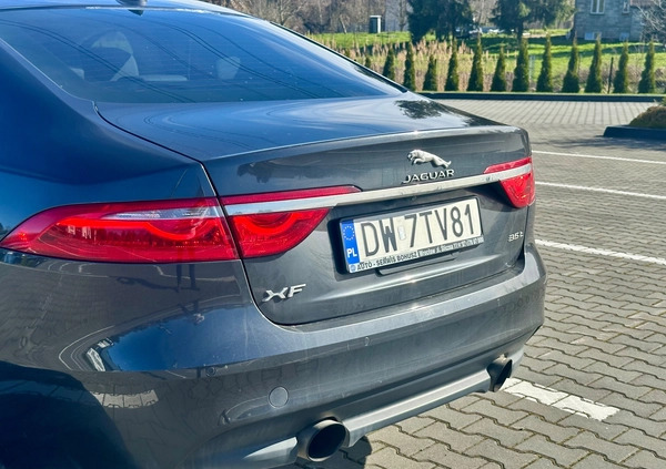 Jaguar XF cena 80000 przebieg: 115509, rok produkcji 2016 z Kraków małe 704